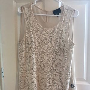 Lace tank